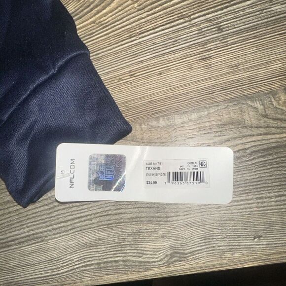 Team Apparel Youth Houston Texans Team Performance Pullover Hoodie. Medium. N - Picture 6 of 6